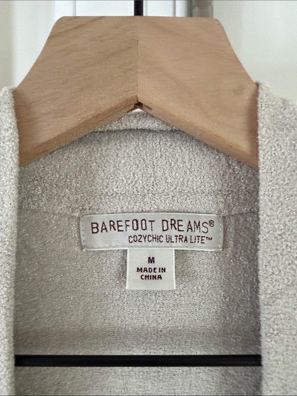 Barefoot Dreams Beige/Taupe Open Front Long Cardigan - Picture 2 of 6